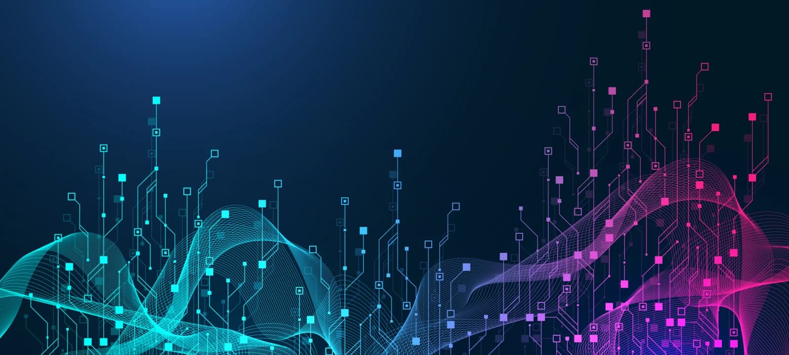 AI neural network visualization pattern